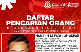 Direktur PT BRJ Masuk DPO Terkait Korupsi Pembangunan Jembatan Sungai Enok