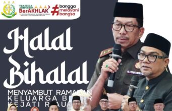 Sambut Ramadan 1445 H, Keluarga Besar Kejati Riau Gelar Halal Bihalal