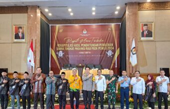 Kajati Akmal Abbas Hadiri Rapat Pleno KPU Provinsi Riau