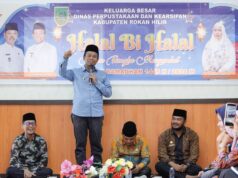 Wabup Rohil Hadiri Halal Bihalal di Dinas Perpustakaan dan Kearsipan