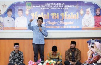 Wabup Rohil Hadiri Halal Bihalal di Dinas Perpustakaan dan Kearsipan