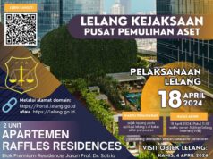 Badan Pemulihan Aset Akan Melaksanakan Aanwijzing Atas Barang Rampasan 4 Unit Apartemen Perkara PT Asabri