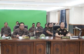 Kajati Riau Ikuti Kegiatan Kunjungan Kerja JAM Intelijen Kejaksaan Agung RI Secara virtual