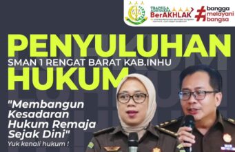 Kejati Riau Berikan Penyuluhan Hukum pada Siswa/i SMA Negeri 1 Rengat Barat Melalui Jaksa Masuk Sekolah