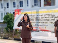 Kajari Rohil Pimpin Upacara HUT PERSAJA ke 73 Tahun 2024