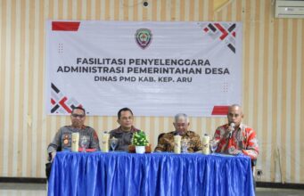 Kajari Kepulauan Aru Sosialisasi Jaksa Garda Desa Acara Fasilitasi Penyelenggaraan Administrasi Pemerintahan Desa