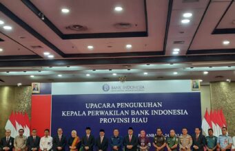 Kajati Riau Hadiri Upacara Pengukuhan Kepala Perwakilan Bank Indonesia Riau