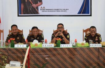Kajati Agoes Soenanto Prasetyo Gelar Kunjungan Kerja ke Kejari Buru