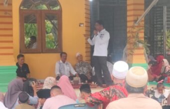 Calon Wakil Bupati Rohil Jhony Charles Silahturahmi Tokoh Masyarakat Dapil IV, Masyarakat Kompak Teriak Ganti Bupati