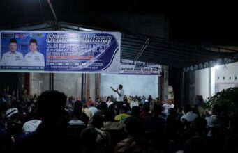 Pasangan H. Bistamam-Jhony Charles Kampanye di Teluk Pulau Hilir, Masyarakat Kompak Menyerukan Ganti Bupati