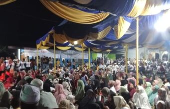 Ribuan Masyarakat Kecamatan Tanah Putih Inggin Perubahan dan Ganti Bupati, Paslon Bijak Janji Perbaiki Birokrasi dan Ciptakan Lapangan Kerja