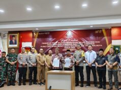 Jaga Hak Pilih Warga Perbatasan, Bawaslu Rohil Hadiri Rakor Pendirian TPS Perbatasan Dalam Provinsi Riau