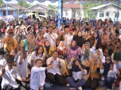 Kampanye Paslon BIJAK di Sinaboi Membludak, Jhony Charles Prioritaskan Akses Jalan dan Kesejahteraan Para Nelayan