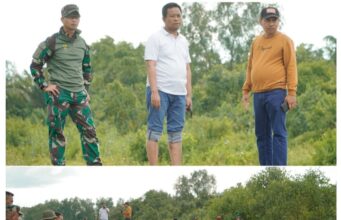 Bersihkan Pintu Air di Parit Atmo, Plt Bupati H. Sulaiman: Minimal Mengurangi Banjir di Bagansiapiapi