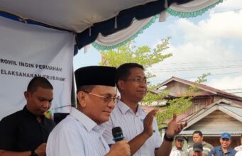 Kampanye Paslon Bijak di Bagan Punak Membludak, Cabup H. Bistamam: Perbaiki Ekonomi Masyarakat, Kami Bangun 6 SPBU Melalui Dana PI