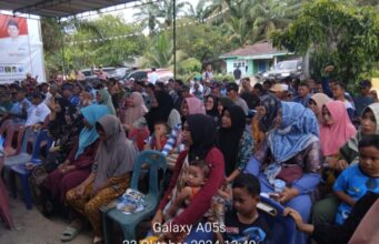 Dihadiri Ribuan Masyarakat Simpang Kanan Siap Berikan 85 Persen Suara ke Paslon H. Bistamam-Jhony Charles