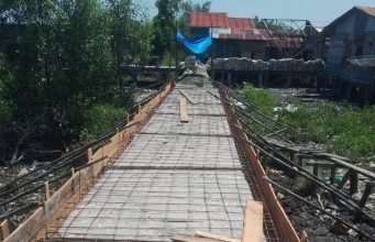 Pelataran Beton di Kepenghuluan Panipahan Dipersoalkan, Warga Cium Kejanggalan Proyek Dana Desa